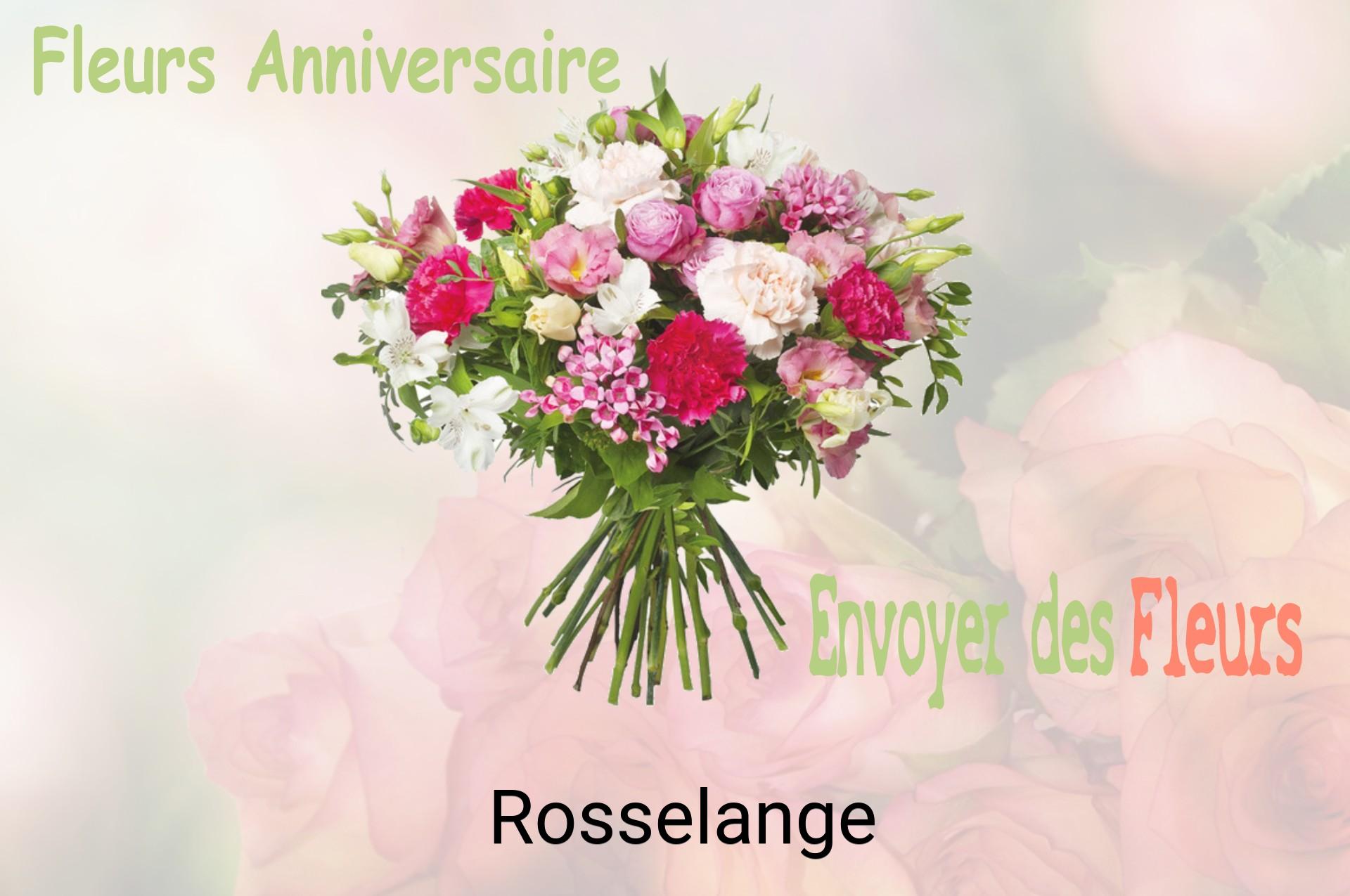 Bouquet de fleurs d’anniversaire livré à Rosselange