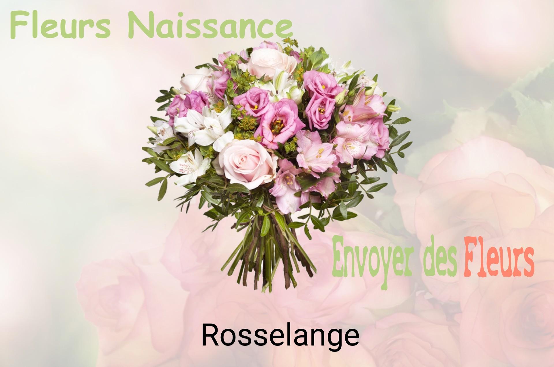 Bouquet de fleurs de naissance livré à Rosselange